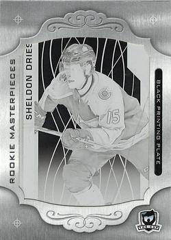 2018-19 Upper Deck The Cup - SP Game Used Authentic Rookies Printing Plates Black #SPGU-191 Sheldon Dries Front