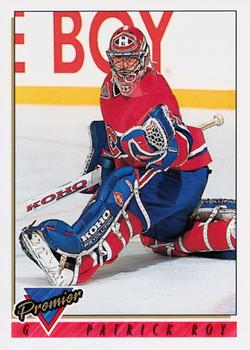 1993-94 Topps Premier - Pre-Production Samples #1 Patrick Roy Front
