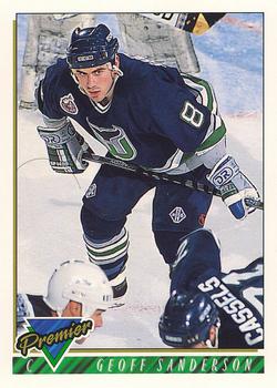 1993-94 O-Pee-Chee Premier - Pre-Production Samples #156 Geoff Sanderson Front