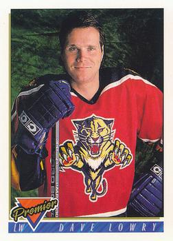 1993-94 O-Pee-Chee Premier - Pre-Production Samples #244 Dave Lowry Front