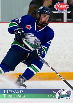 2019-20 Sylmar Auto Ville Hawkesbury Hawks (CCHL) Series 1 #6 Dovar Tinling Front