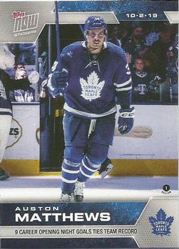 2019-20 Topps Now NHL Stickers #2 Auston Matthews Front