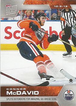 2019-20 Topps Now NHL Stickers #3 Connor McDavid Front