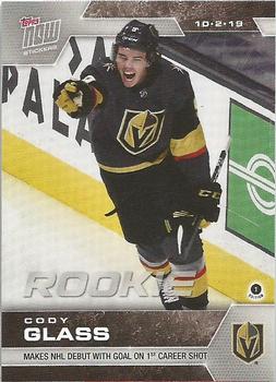 2019-20 Topps Now NHL Stickers #4 Cody Glass Front