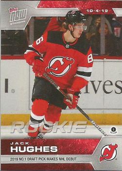 2019-20 Topps Now NHL Stickers #6 Jack Hughes Front