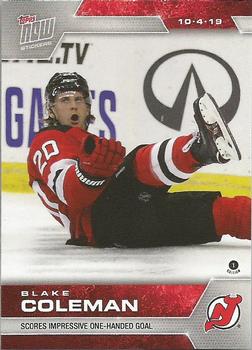2019-20 Topps Now NHL Stickers #7 Blake Coleman Front