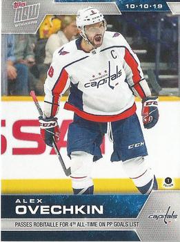 2019-20 Topps Now NHL Stickers #13 Alex Ovechkin Front