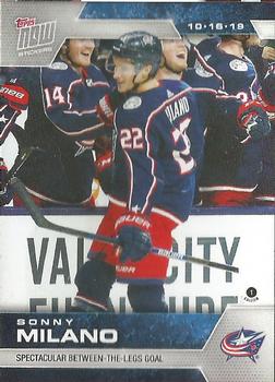 2019-20 Topps Now NHL Stickers #19 Sonny Milano Front