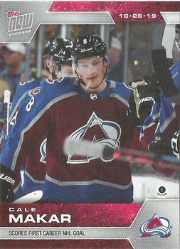 2019-20 Topps Now NHL Stickers #31 Cale Makar Front