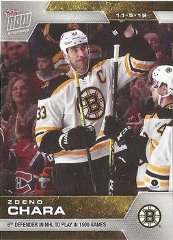 2019-20 Topps Now NHL Stickers #41 Zdeno Chára Front