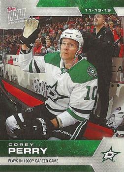 2019-20 Topps Now NHL Stickers #55 Corey Perry Front