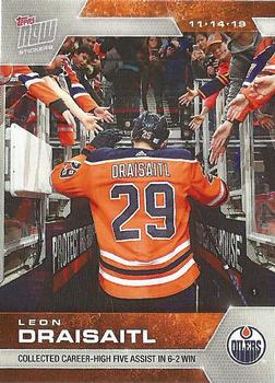 2019-20 Topps Now NHL Stickers #56 Leon Draisaitl Front