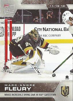 2019-20 Topps Now NHL Stickers #63 Marc-Andre Fleury Front