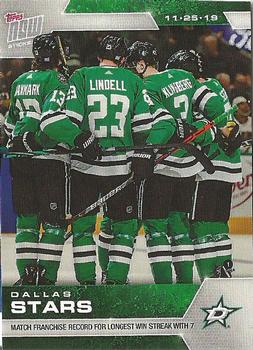 2019-20 Topps Now NHL Stickers #72 Dallas Stars Front