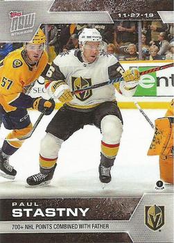 2019-20 Topps Now NHL Stickers #73 Paul Stastny Front