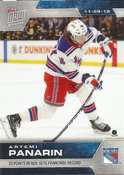 2019-20 Topps Now NHL Stickers #76 Artemi Panarin Front