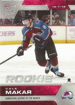 2019-20 Topps Now NHL Stickers #78 Cale Makar Front