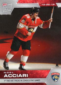 2019-20 Topps Now NHL Stickers #102 Noel Acciari Front