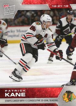 2019-20 Topps Now NHL Stickers #105 Patrick Kane Front
