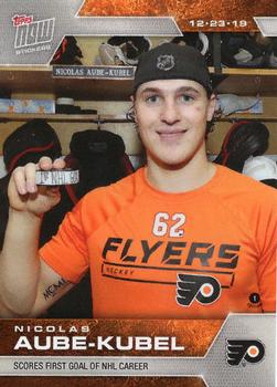 2019-20 Topps Now NHL Stickers #107 Nicolas Aube-Kubel Front