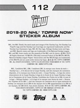 2019-20 Topps Now NHL Stickers #112 Alexander Ovechkin Back