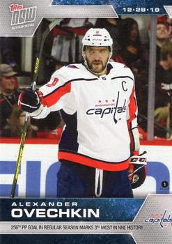 2019-20 Topps Now NHL Stickers #112 Alexander Ovechkin Front