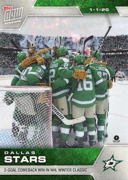 2019-20 Topps Now NHL Stickers #119 Dallas Stars Front