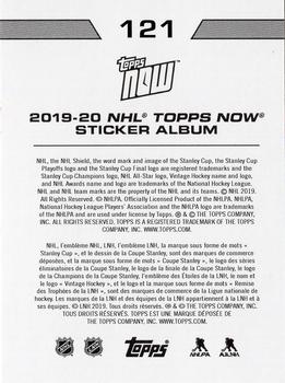 2019-20 Topps Now NHL Stickers #121 Cale Makar Back