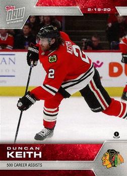2019-20 Topps Now NHL Stickers #181 Duncan Keith Front