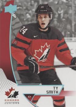 2019 Upper Deck Team Canada Juniors - Blue #28 Ty Smith Front