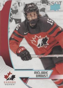 2019 Upper Deck Team Canada Juniors - Blue #43 Melodie Daoust Front