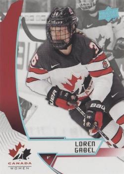 2019 Upper Deck Team Canada Juniors - Blue #49 Loren Gabel Front