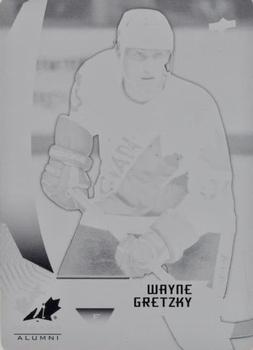 2019 Upper Deck Team Canada Juniors - Printing Plates Black #99 Wayne Gretzky Front