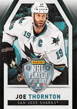 2013-14 Panini Player of the Day #3 Joe Thornton Front