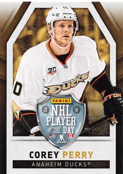 2013-14 Panini Player of the Day #7 Corey Perry Front