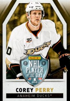 2013-14 Panini Player of the Day - Thick Stock #7 Corey Perry Front