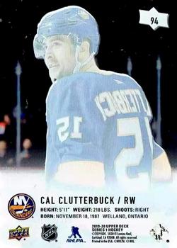 2019-20 Upper Deck - Clear Cut #94 Cal Clutterbuck Back