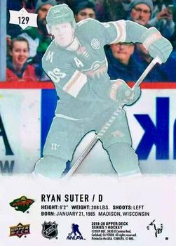 2019-20 Upper Deck - Clear Cut #129 Ryan Suter Back