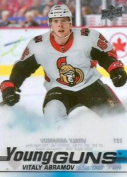 2019-20 Upper Deck - Clear Cut #227 Vitaly Abramov Front