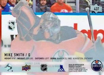 2019-20 Upper Deck - Clear Cut #437 Mike Smith Back
