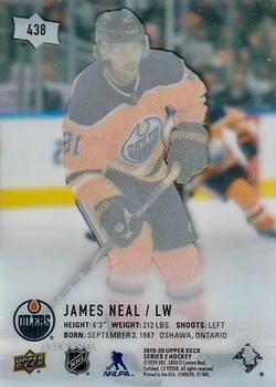 2019-20 Upper Deck - Clear Cut #438 James Neal Back
