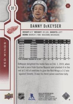 2019-20 Upper Deck - UD Exclusives #31 Danny DeKeyser Back