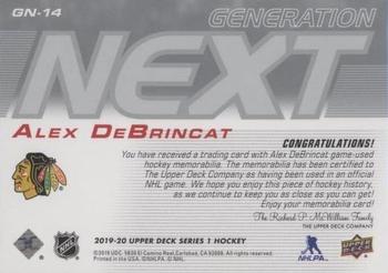 2019-20 Upper Deck - Generation Next Jersey #GN-14 Alex DeBrincat Back