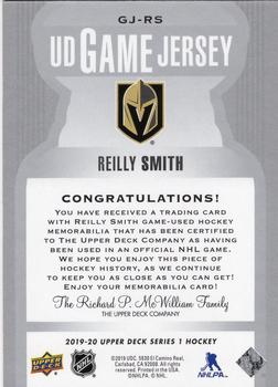2019-20 Upper Deck - UD Game Jersey #GJ-RS Reilly Smith Back