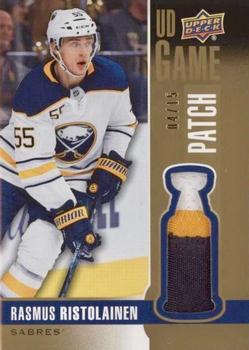 2019-20 Upper Deck - UD Game Patch #GJ-RA Rasmus Ristolainen Front