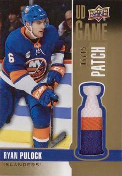 2019-20 Upper Deck - UD Game Patch #GJ-RP Ryan Pulock Front