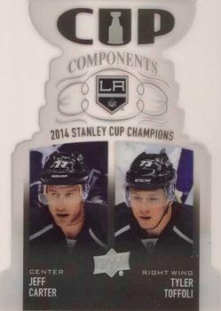 2019-20 Upper Deck - Cup Components #CCP-CT Jeff Carter / Tyler Toffoli Front