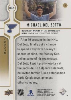 2019-20 Upper Deck - Day with the Cup #DC-5 Michael Del Zotto Back