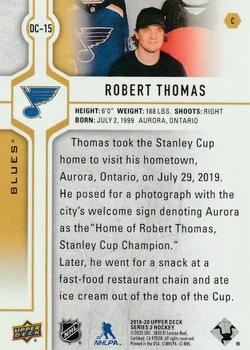 2019-20 Upper Deck - Day with the Cup #DC-15 Robert Thomas Back