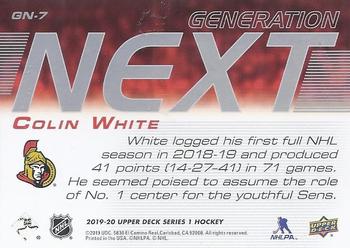 2019-20 Upper Deck - Generation Next #GN-7 Colin White Back